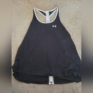 Under Armour Women's Black and White Tank Top